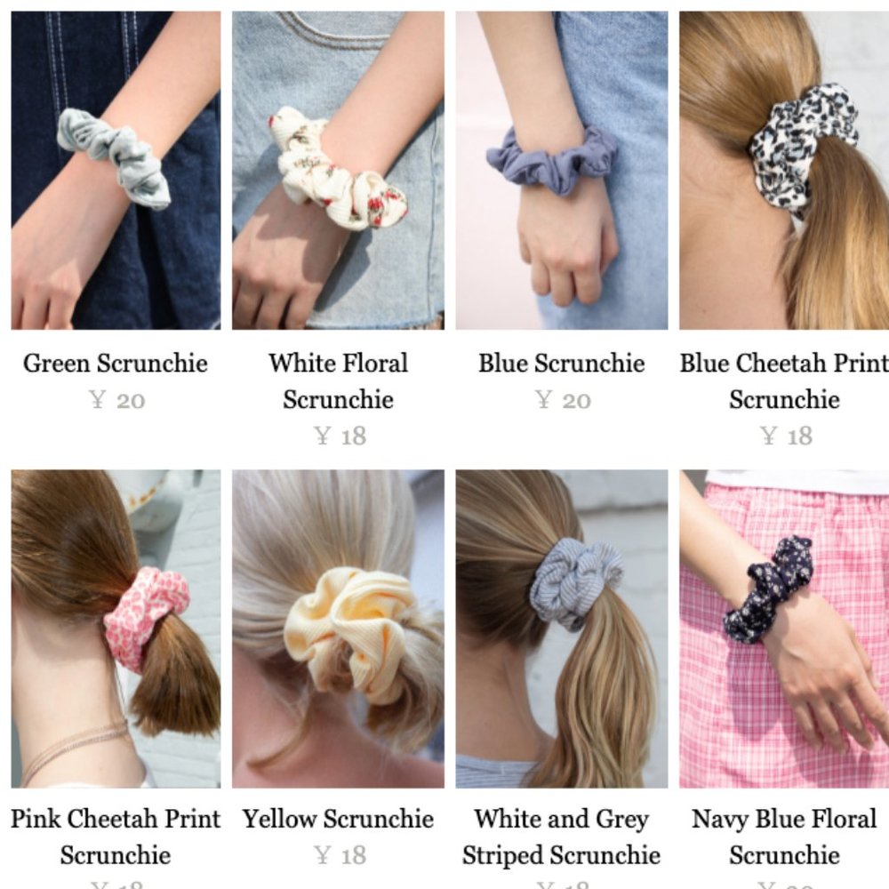 Pink Cheetah and Blue Cheetah Scrunchie on BCW